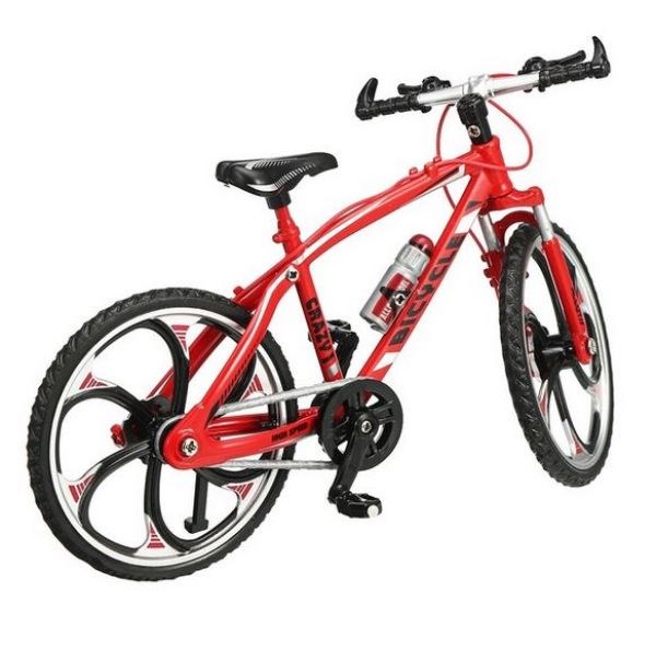 Fahrrad Cross Mountainbike 1/10 Metal/Kunststoff rot